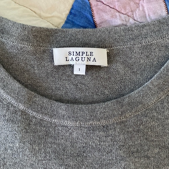 Sale!! - Simple Laguna cashmere, silk, cotton sweater - Picture 4 of 6